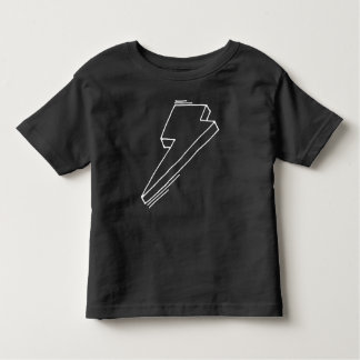 Blixt Bolt Småbarn T-Shirt Black