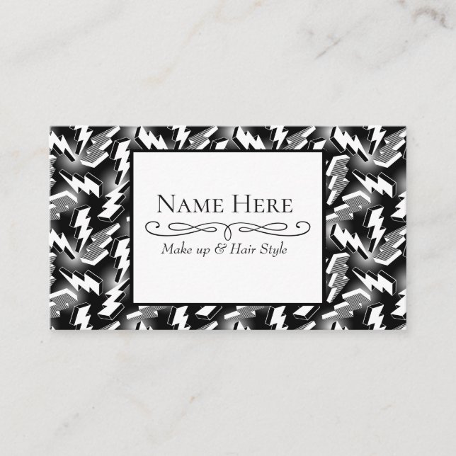 Blixt Bolts Visitkort (Framsida)