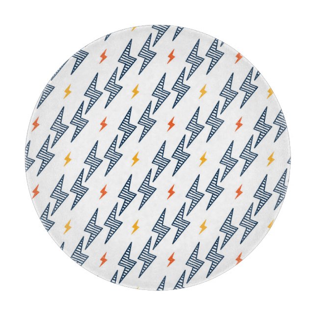 Blixt Bultar Doodle Sömlös blixt (Framsidan)