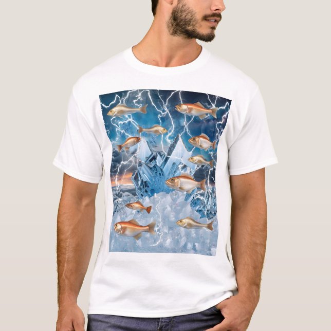 Blixt Fish T Shirt (Framsida)