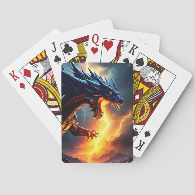 Blixt för Dragon Fire Fight Two Casinokort (Baksidan)