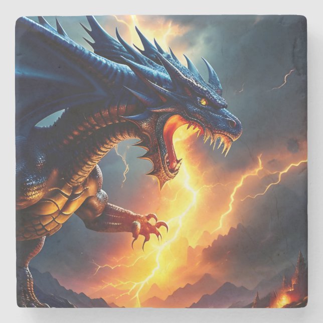 Blixt för Dragon Fire Fight Two Stenunderlägg (Framsidan)