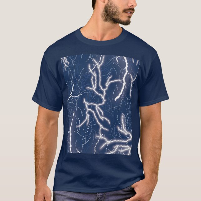 Blixt för tunn Strejka T-shirt (Framsida)