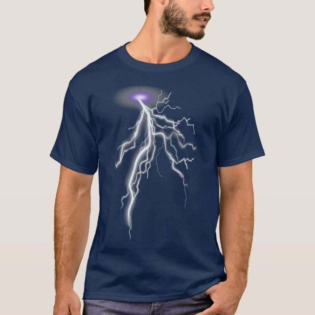Blixt Gift Idea I Lightning Storms I Bolt T Shirt (Framsida)