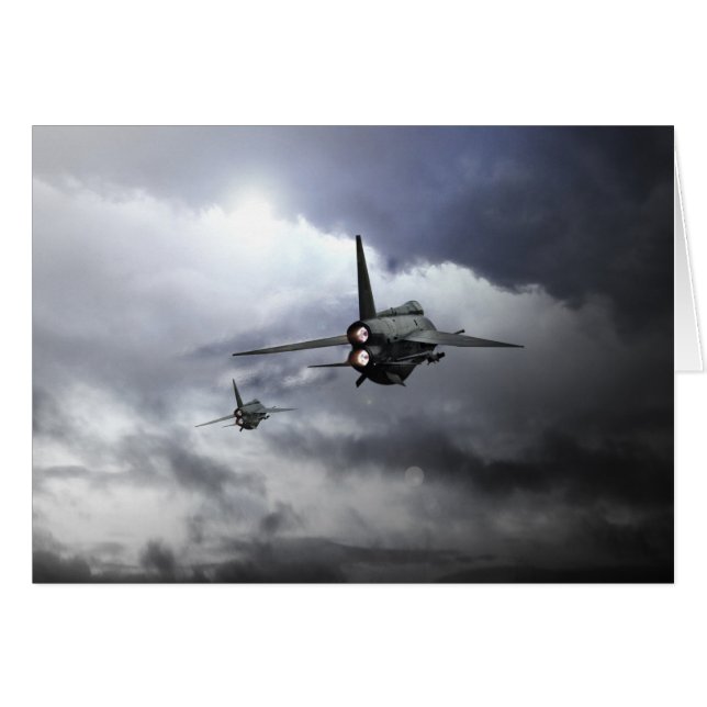 Blixt Hälsningskort (Framsidan Horizontal)