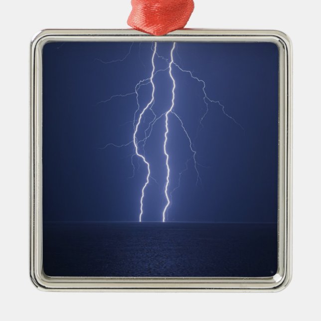 Blixt Julgransprydnad Metall (Framsidan)