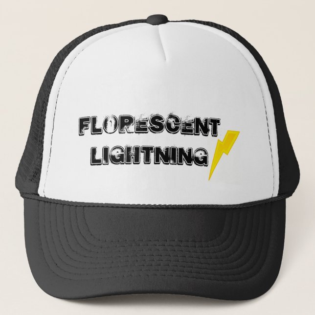 Blixt kasta i sig, fluorescerande blixt keps (Framsida)