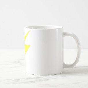 Blixt kasta i sig kaffemugg