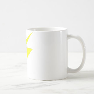 Blixt kasta i sig kaffemugg