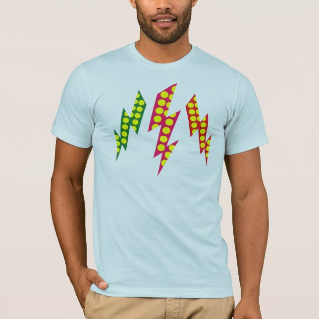 Blixt kasta i sig t-shirt (Framsida)
