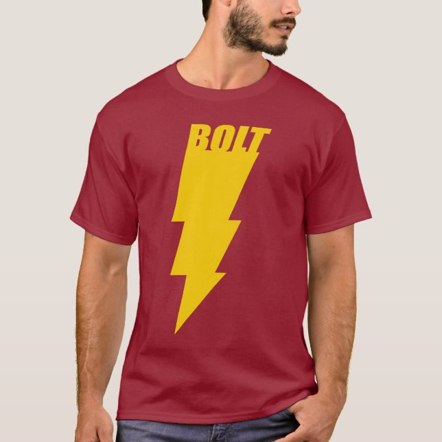 Blixt kasta i sig t-shirt (Framsida)