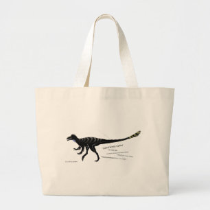 Blixt Klo Dinosaur Tote Bag Jumbo Tygkasse