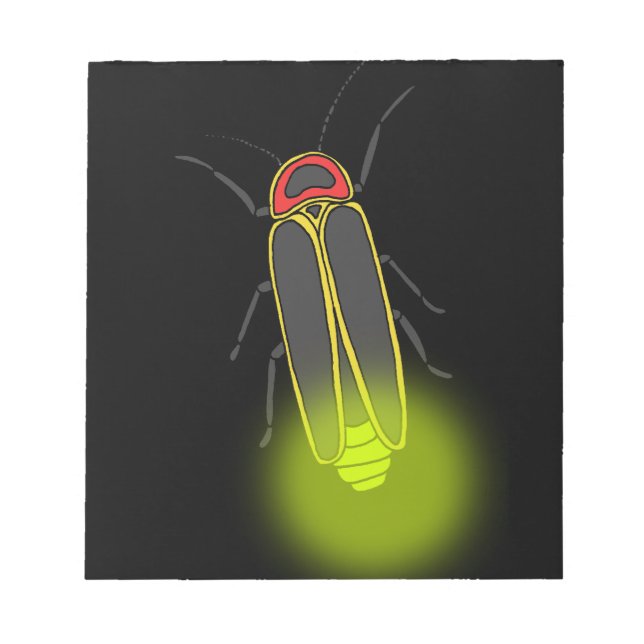 blixt kryp tänd anteckningsblock (Framsida)