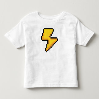 Blixt! Lyktande Bolt Pixel Stil Novelty T-Shirt
