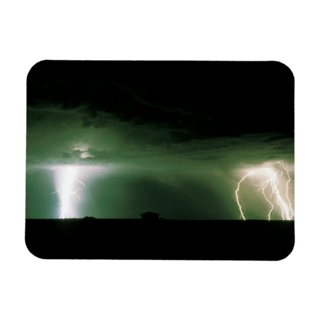 Blixt. Magnet (Horisontell)
