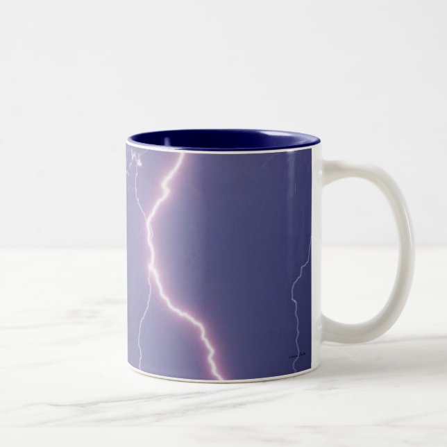 Blixt - Mugg- Två-Tonad Mugg (Höger)
