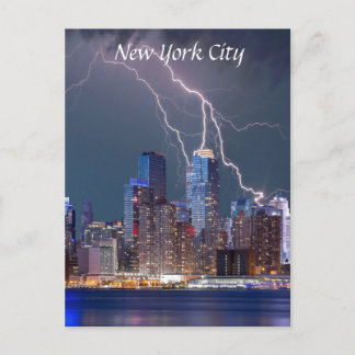 Blixt över New York City Vykort