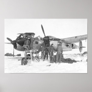 Blixt P-38 Poster