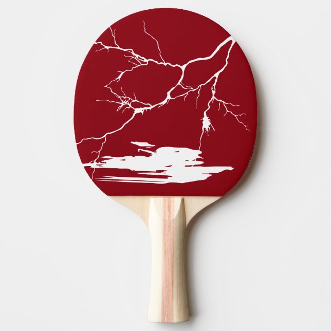 Blixt på natten pingisracket (Framsidan)
