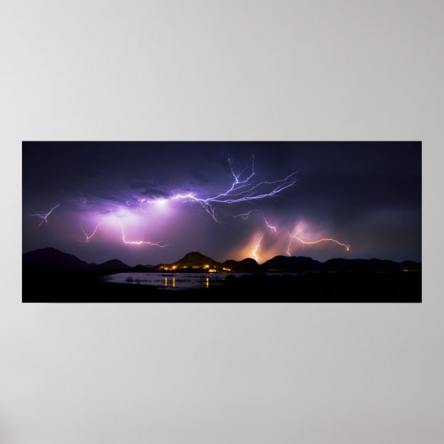 Blixt Panorama Poster (Framsidan)