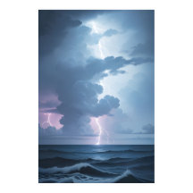 Blixt Storm med Ocean