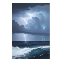 Blixt Storm och Ocean