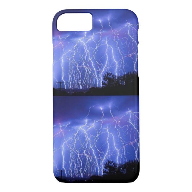 Blixt Storm Phone Case Case-Mate iPhone Skal (Baksida)