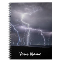 Blixt Strejka Thunderstorm Black & Lila Photo