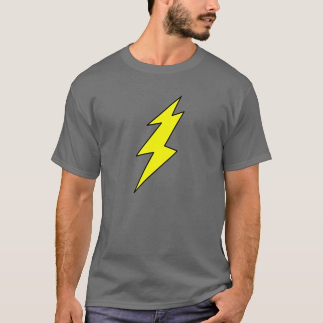 blixt t-shirt (Framsida)