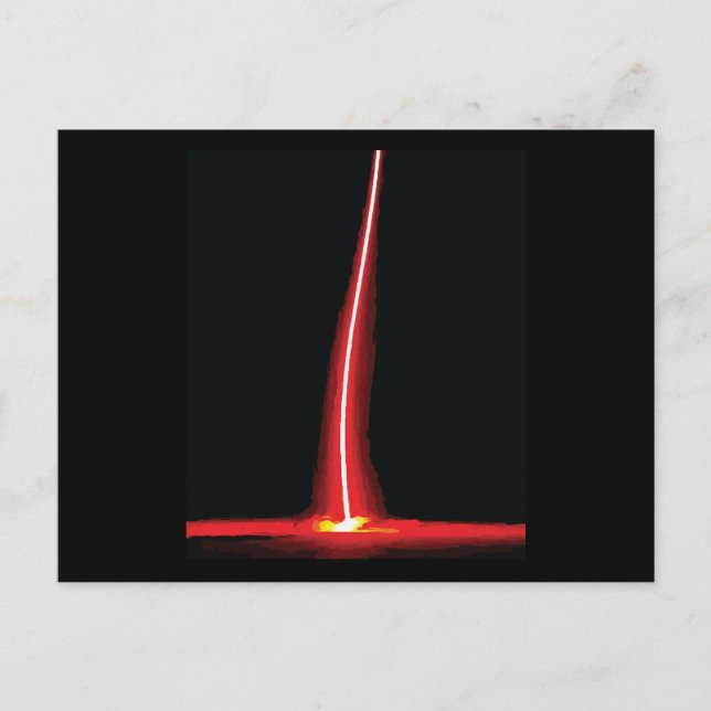 Blixt Thunderstorm Weather Light Vykort (Framsida)