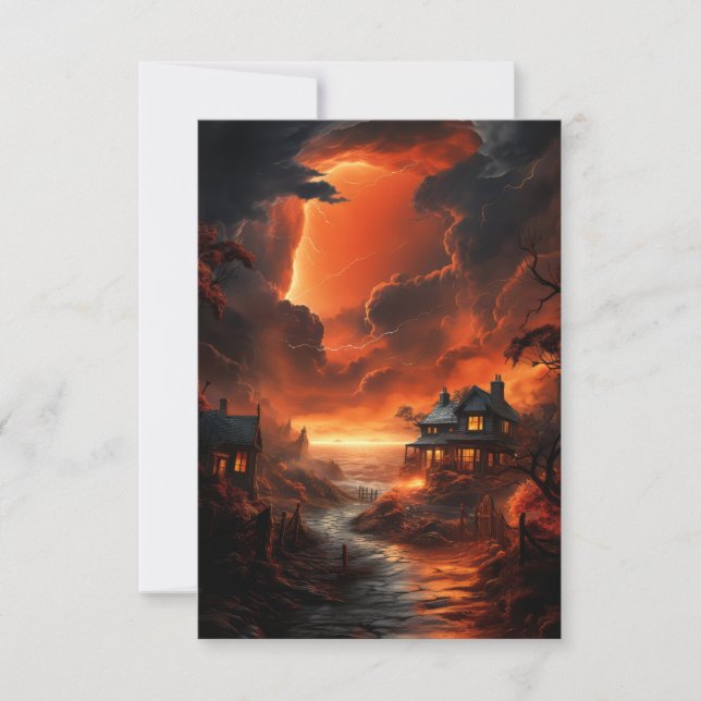 Blixtåkning Inbjudningar (Framsida)