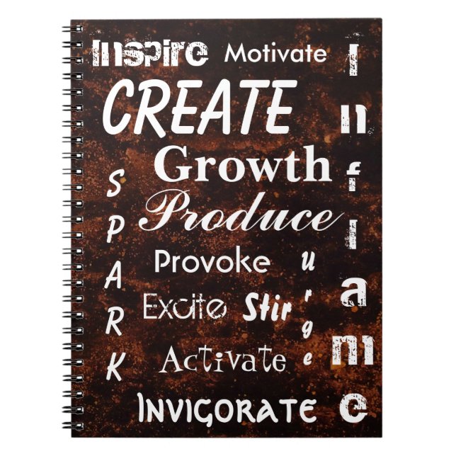 Blixtar Bronze Writing Anteckningsbok (Framsidan)