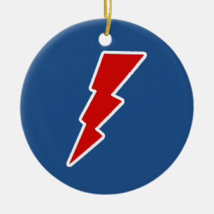 blixtar julgransprydnad keramik