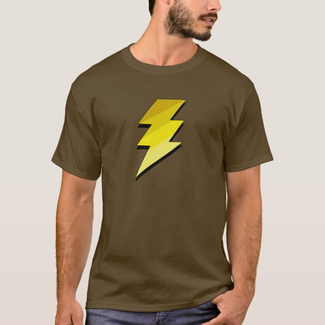 Blixtåska kasta i sig t-shirt (Framsida)