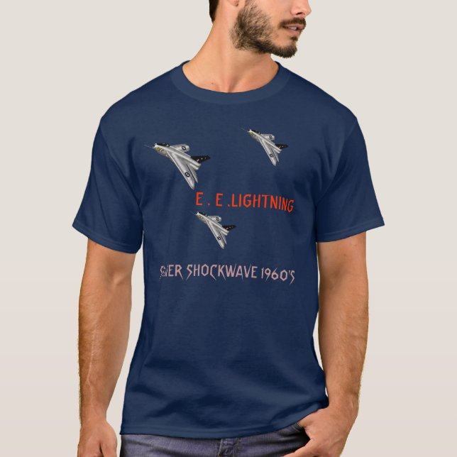 Blixtbekämparen Silver Shockwave T-shirt (Framsida)