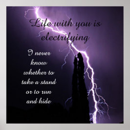 Blixtcitattecken Poster