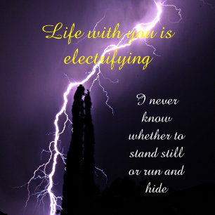 Blixtcitattecken Poster