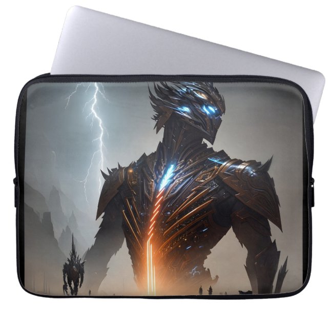 Blixten Cyborg Warrior Laptop Fodral (Framsidan)