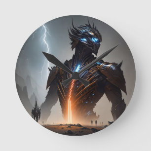 Blixten Cyborg Warrior Rund Klocka