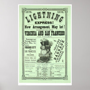 Blixten Express! 1831A Poster