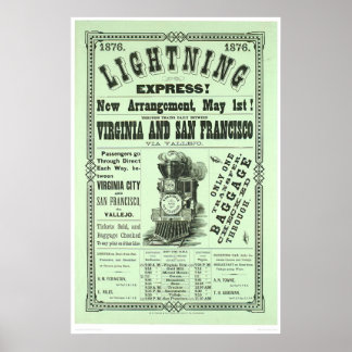 Blixten Express! 1831A Poster