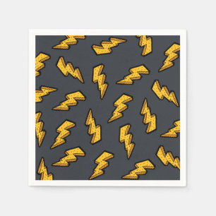 Blixten Mönster Pappersservett