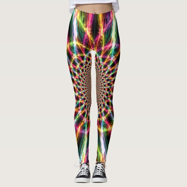 Blixten Rainbow Leggings (Framsida)