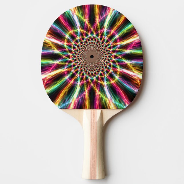 Blixten Rainbow Ping Pong Paddle Pingisracket (Framsidan)