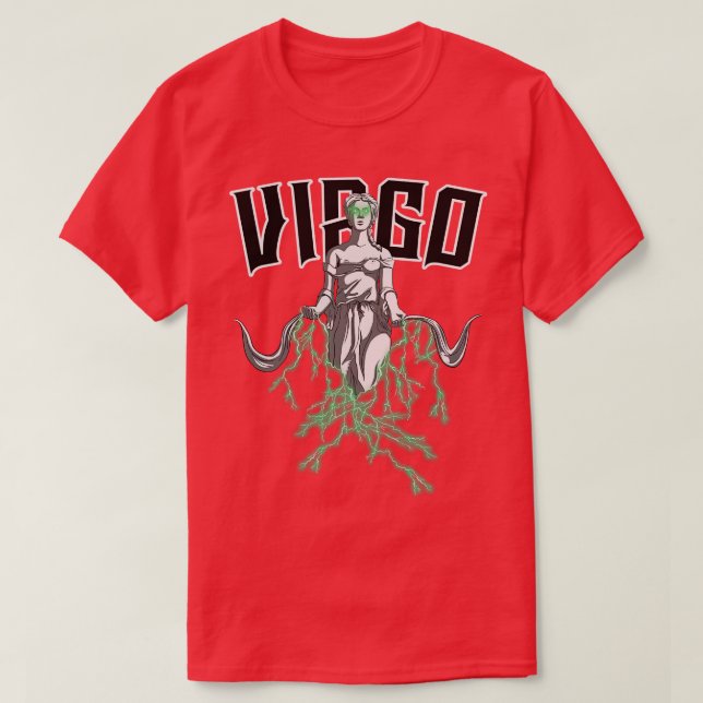 Blixten Våg grönt T Shirt (Design framsida)