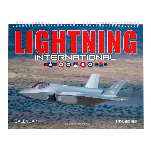 BLIXTER INTERNATIONELL - F-35 Blixt II Kalender (Omslag)