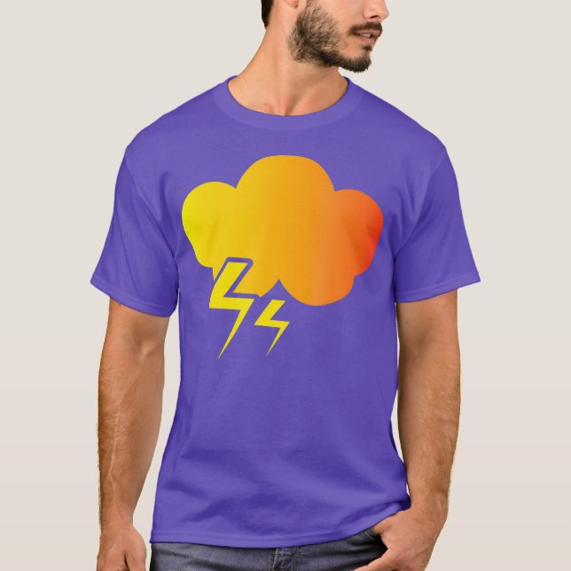BLIXTER UNDER Bult Storm Flash Cloud Gift T Shirt (Framsida)