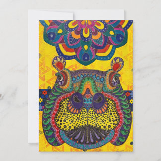 Blixtfull Hippo Blank Note Card Julkort