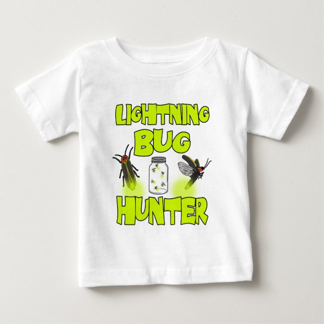 Blixtjägare i kryp t-shirt (Framsida)