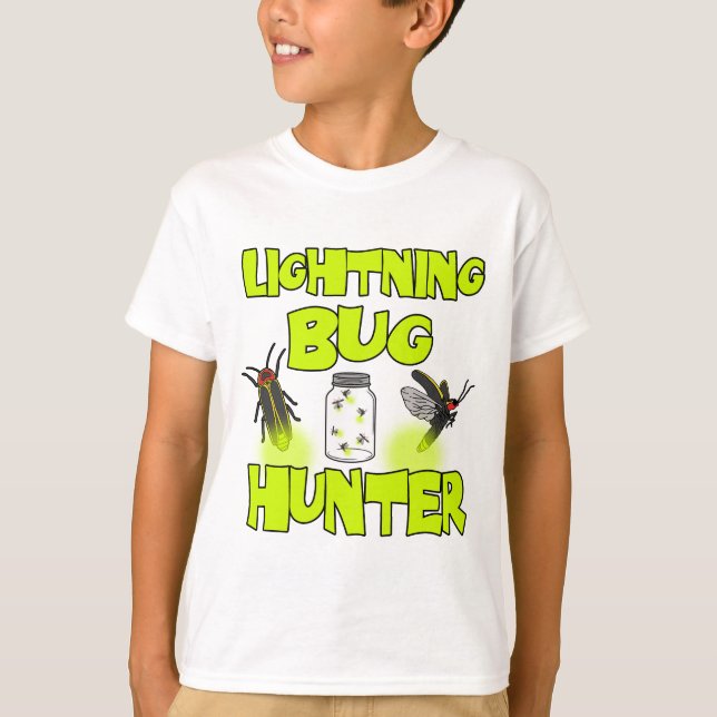 Blixtjägare i kryp t shirt (Framsida)